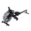 Air Rowing Machine for Home Use Foldable with Roller Wheels Compact Rower with Bluetooth 1