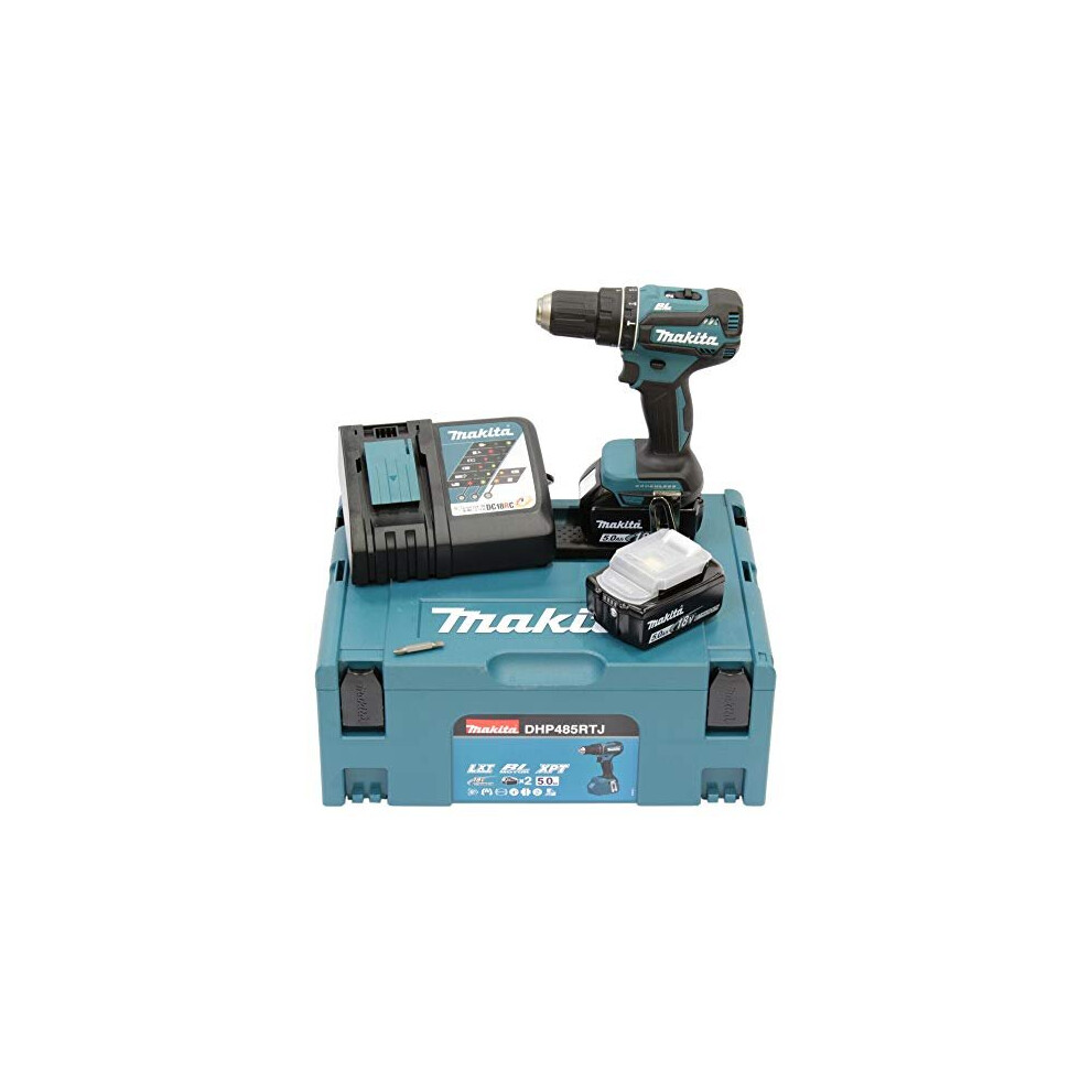 makita DHP485RTJ Combi Drill, 18 V