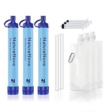 Praktisch Waterfilter voor Buitenactiviteiten (3 Pack)