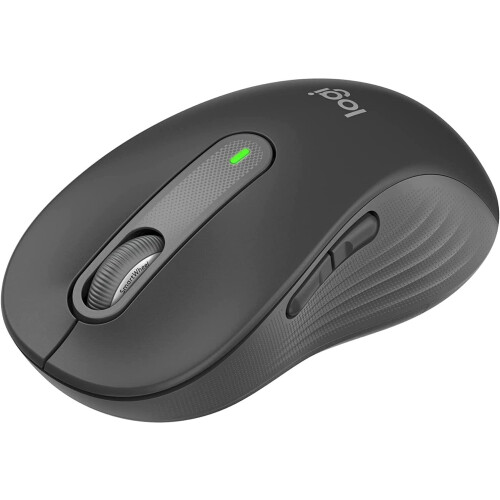 Logitech Maus - Kabellos - Logitech - Signature M650 L - Graphit - Rechtshänder