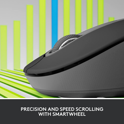 Logitech Maus - Kabellos - Logitech - Signature M650 L - Graphit - Rechtshänder 1