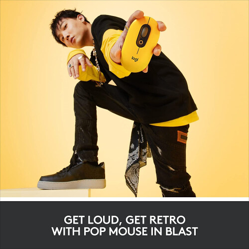 Logitech Logitech POP Mouse, Wireless Mouse with Customisable Emojis, SilentTouch Technology, Precision/Speed Scroll, Compact Design,... 1