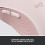 Logitech Mouse - Sem fio - Logitech - Signature M650 - Rosa - Destro 7