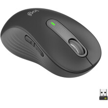 Mouse - Senza fili - Logitech - Signature M650 L - Grafite - Mancino
