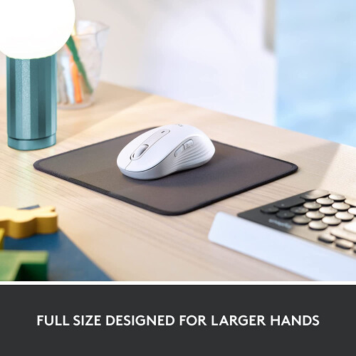 Logitech Logitech Signature M650 L Full Size Wireless Mouse - For Large Sized Hands, Silent Clicks, Customisable Side Buttons,... 2