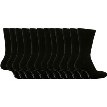 12 Paar Herren Softgrip Socken 6-11 uk, 39-45 eur, Unifarben