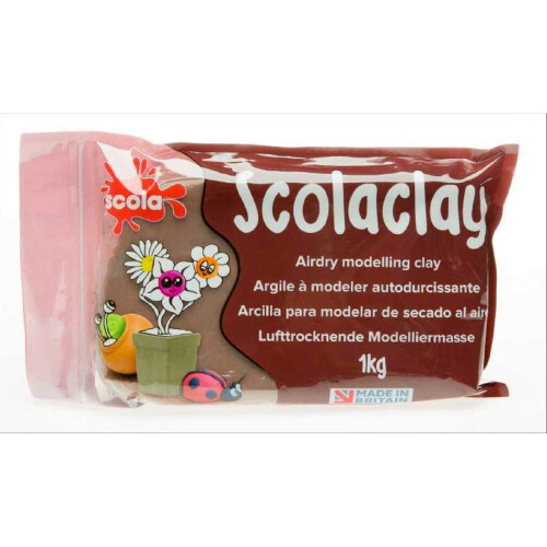 AIR HARDENING CLAY 1KG TERRACOTTA