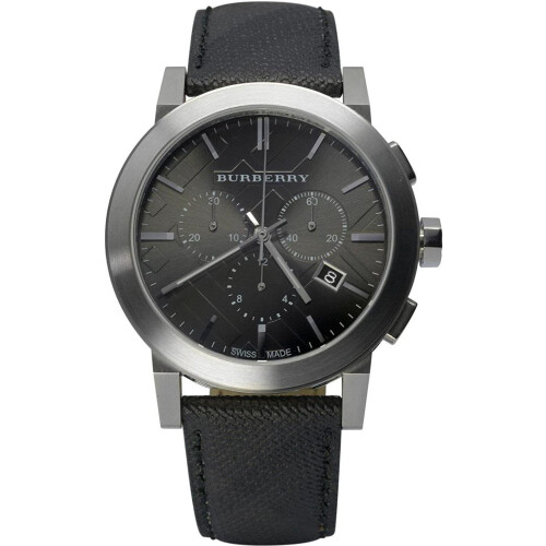 Burberry BURBERRY BU9362 â“ Watch for Men, Grey Leather Strap
