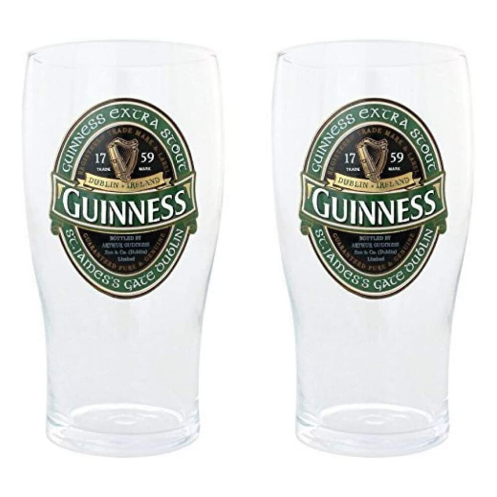 Guinness Ireland Collection 2 Pint Glass Pack