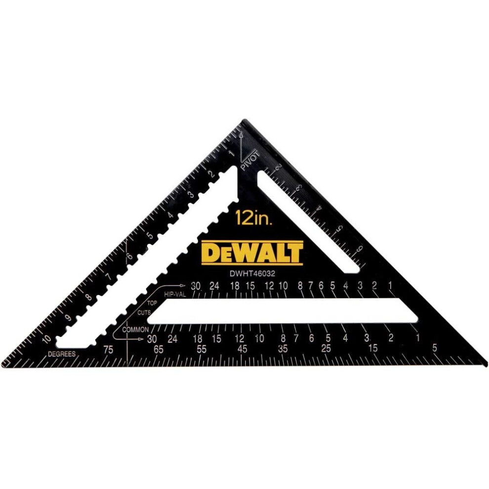 DEWALT Premium Rafter Square, 12"