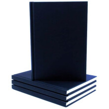 SEAWHITE Black Cloth Cover Sketchbook 140gsm Portrait A5