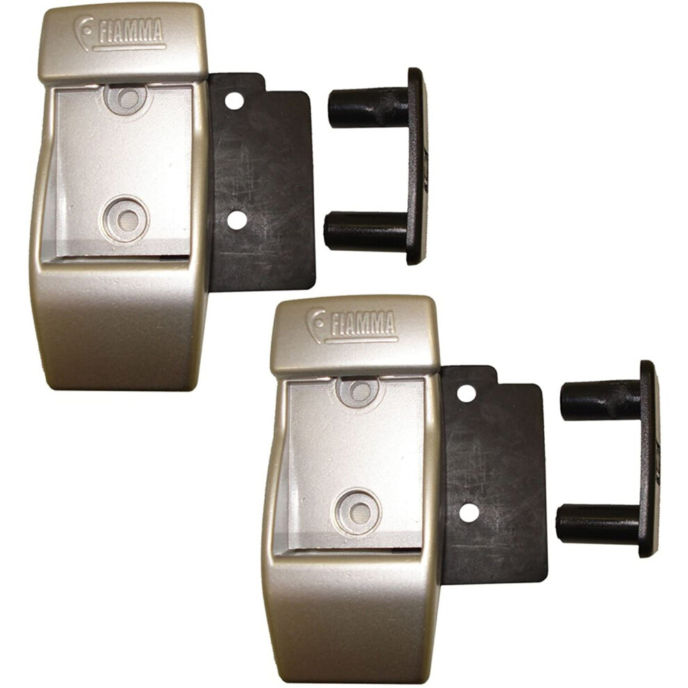 Fiamma Aluminium Wall Brackets For Awning Legs 98655-728 8004815207434