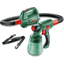 Pistola de pintura Bosch - PFS 1000 - 410 W - Vazão: 0 - 100 ml/min - Tanque: 800 ml - Flexível: 1,3 m