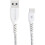 Techgear TECHGEAR Extra Long 2m / 6.5 Ft STRONG High Durability Braided USB C Charging & Data Sync Cable for USB Type-C Devices Compatible with Apple iPad Pro 4