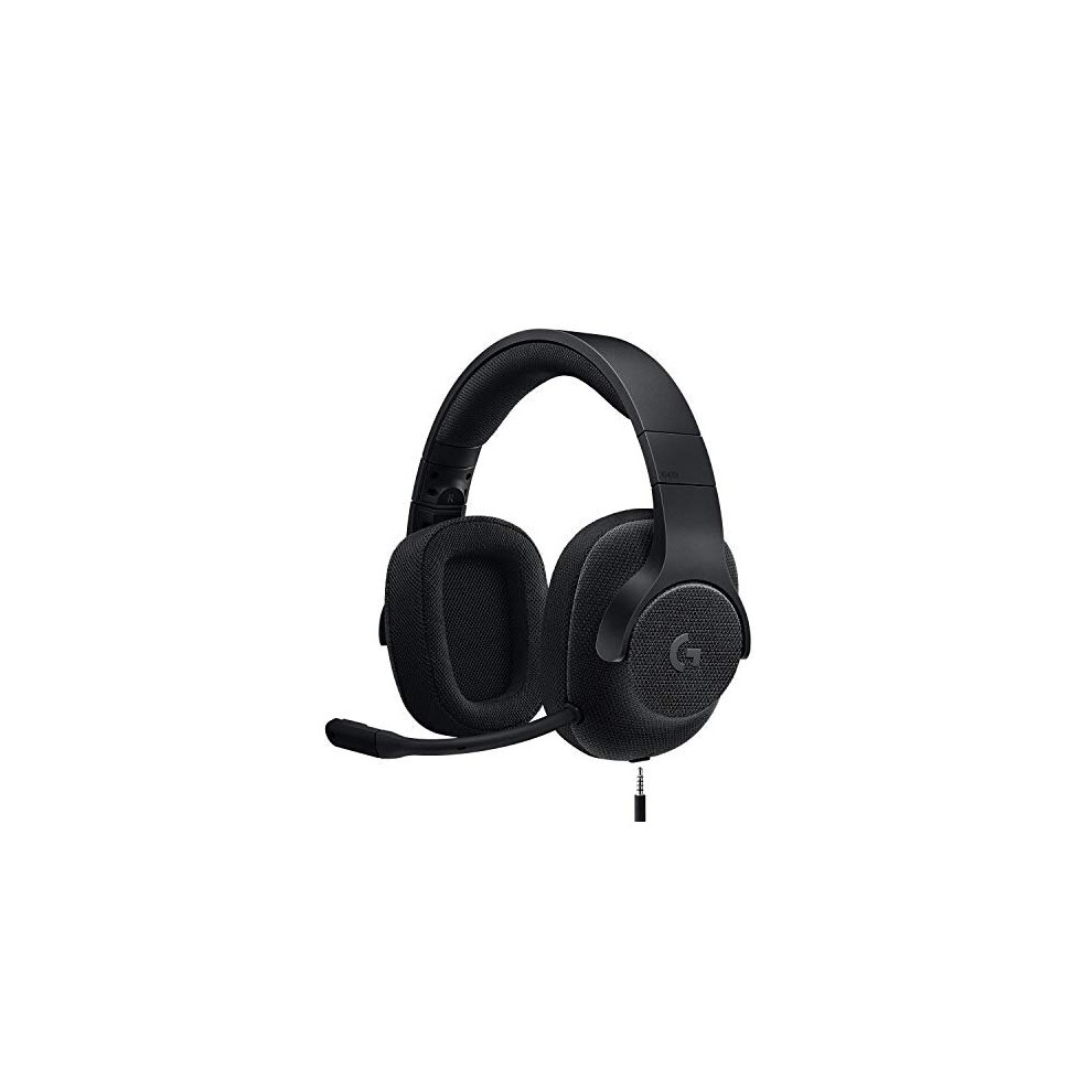 Logitech G433 7.1 Wired Gaming Headset with DTS Headphone: X 7.1 Surround for PC, PS4, PS4 PRO, Xbox One, Xbox One S, Nintendo Switch â Triple Black