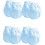 Soft Touch 100% Cotton Baby Anti Scratch Mittens - 4 Pack 1