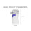 Ranpo (Blue) Portable Handheld Ultrasonic Inhale Nebulizer 8