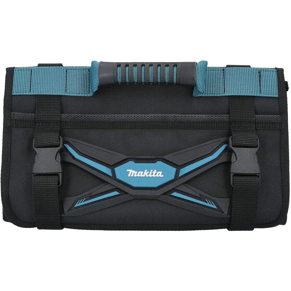 Makita Wrap With Handle & Front Pocket E-05533 Tool Roll Strap System Blue