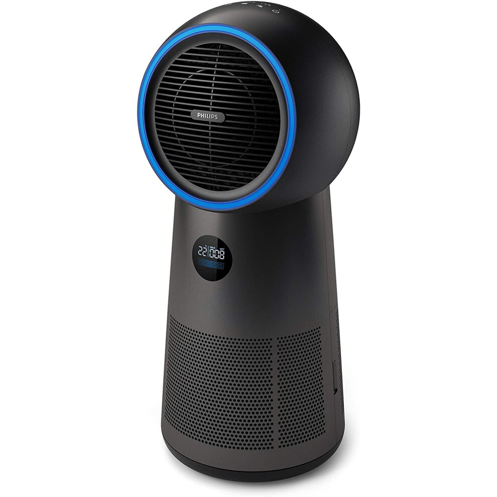Philips 3-in-1 Purifier, Fan and Heater 2000 Series, Purifies rooms up to 42 m² 165 m³/h clean air rate (CADR) HEPA & Active Carbon filters,