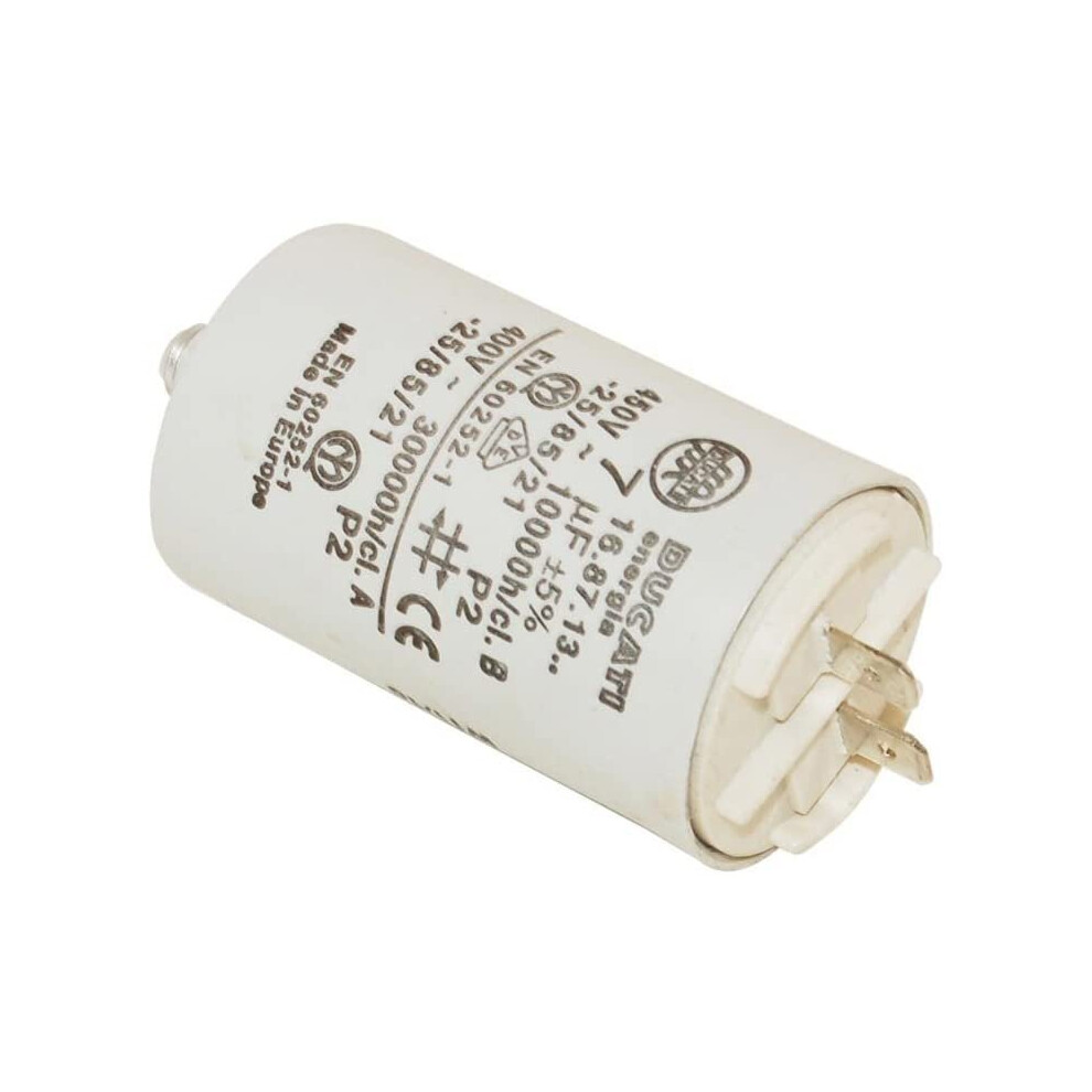 Hotpoint Creda Ariston Indesit Proline Tumble Dryer Capacitor 7Uf. Genuine Part Number C00199432