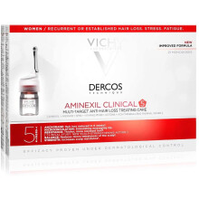 VICHY Dercos Aminexil Clinical 5 Women - Intensive Hair Loss Treatment 0.3 ml