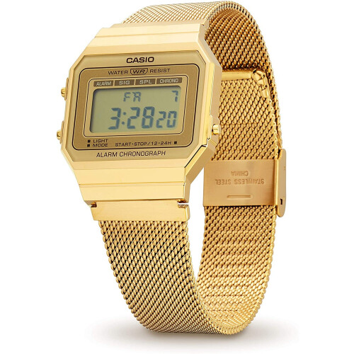 Casio CASIO VINTAGE Mod. ICONIC SLIM DESIGN - GOLD MESH 1