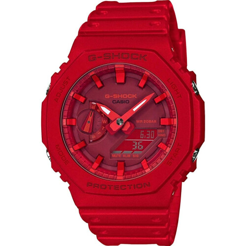 Casio Orologio CASIO G-SHOCK - Resistente agli urti - Multifunzione - Rosso