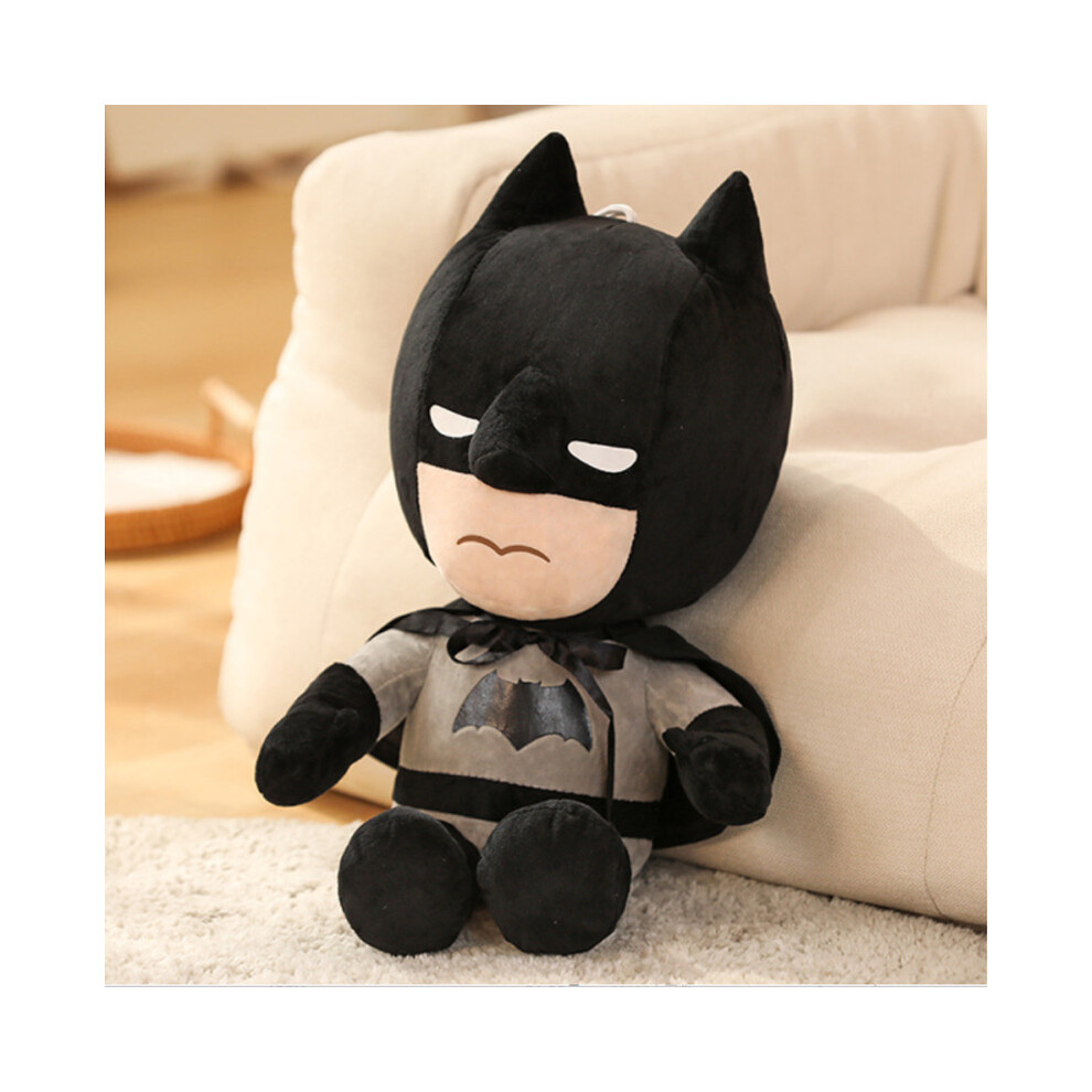 (, 25Cm) Batman Plush Toys Stuffed Soft Dolls Black