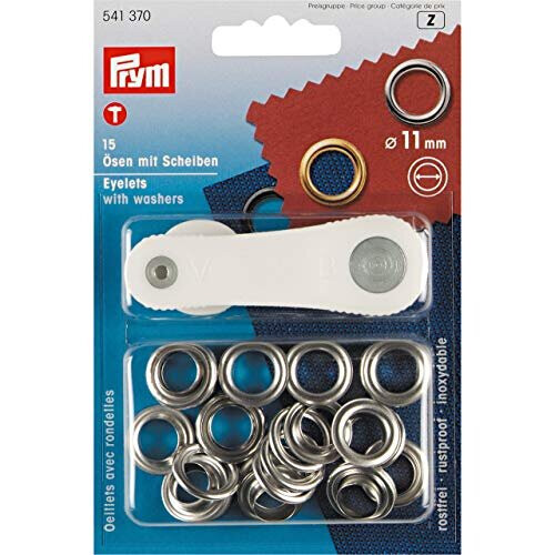 Prym Osculati N. 15 brass eyelets 11 mm