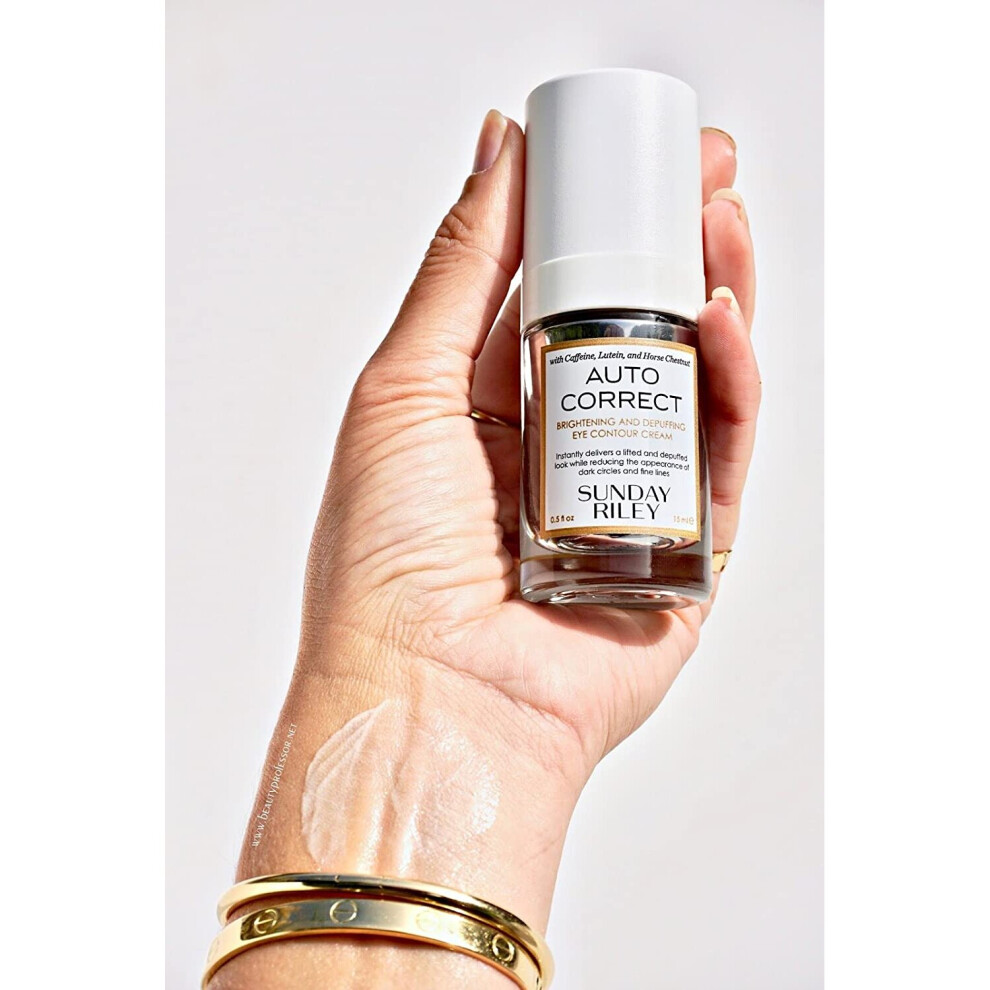Sunday Riley Cream Auto Correct Brightening And Depuffing Eye Contour