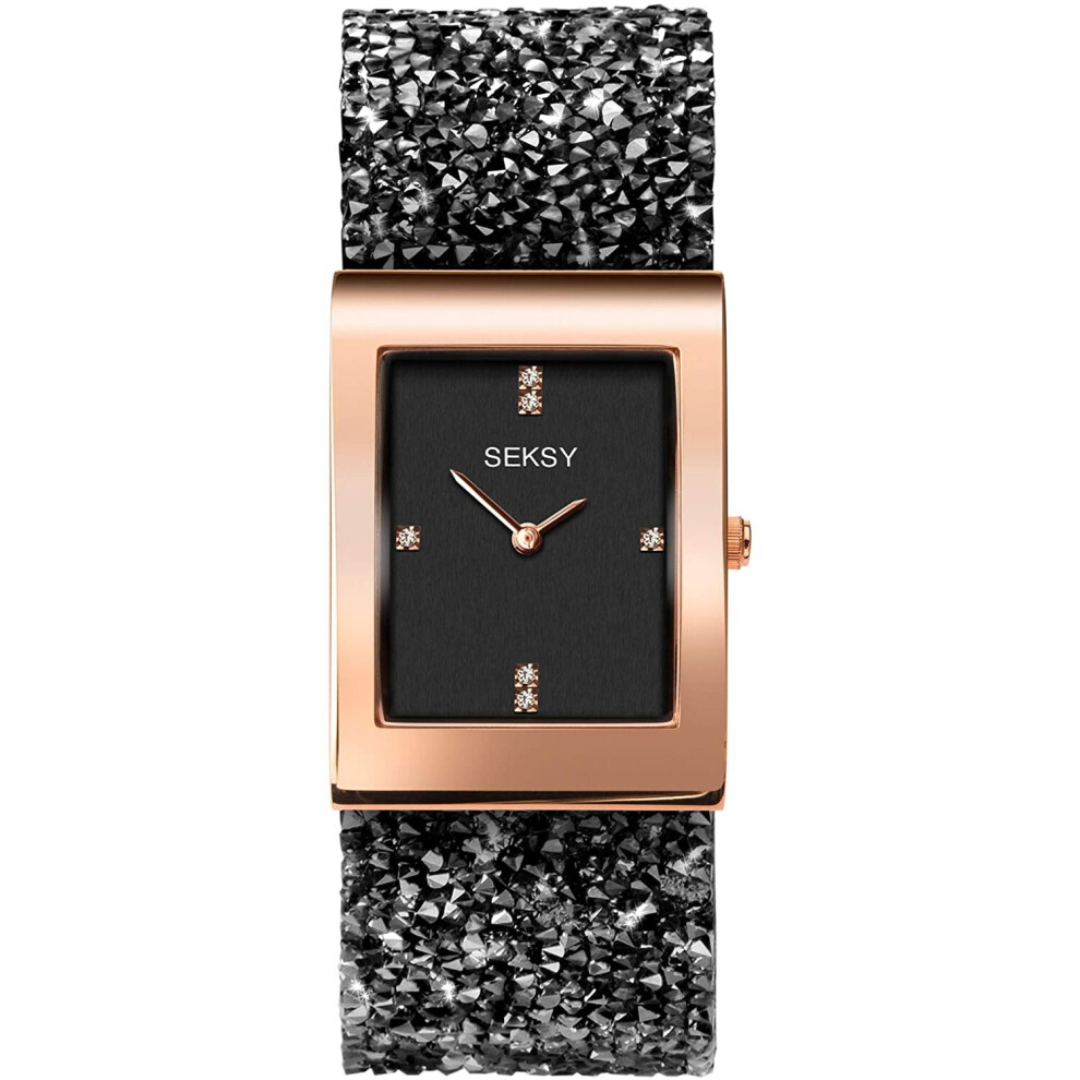 Seksy Sekonda Ladies Swarovski Crystal Watch 2581 Gold