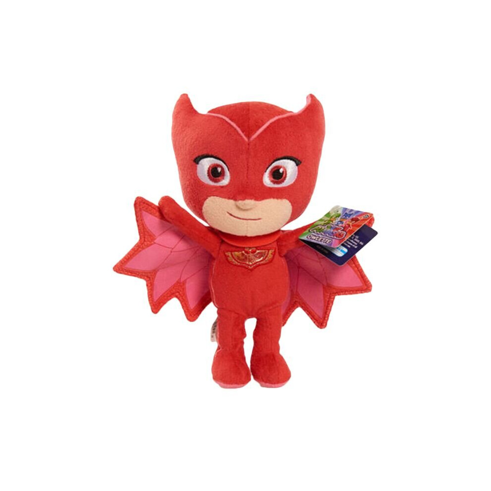 (20cm Owlette) 4Pcs PJ Masks Gekko Catboy Owlette Romeo Plush Toys Stuffed Doll Kids Gift