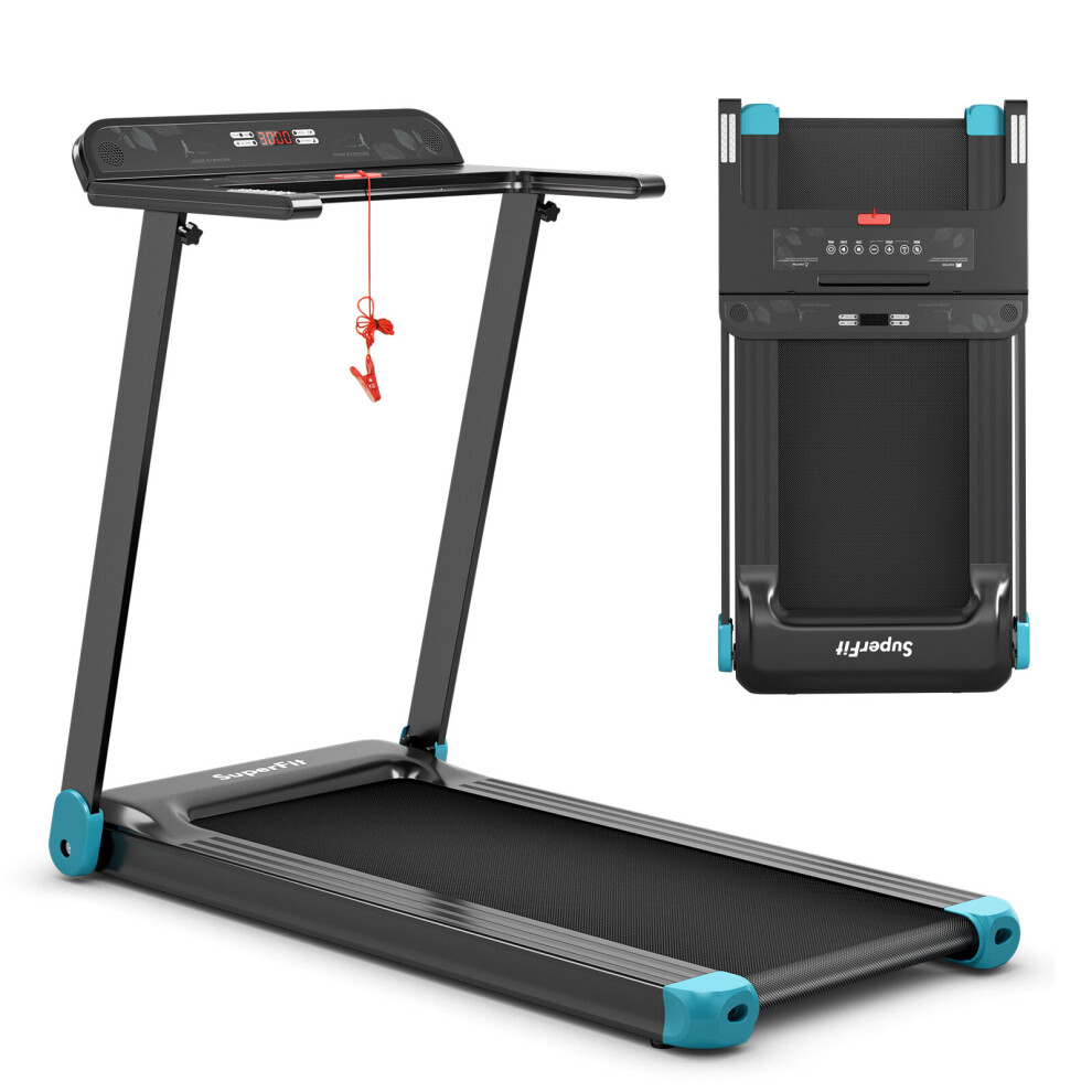 Folding Treadmill Compact Walking Running Machine w/APP Control