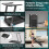 Folding Treadmill Compact Walking Running Machine w/APP Control 6