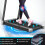 Folding Treadmill Compact Walking Running Machine w/APP Control 2