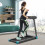 Gymax Folding Treadmill Compact Walking Running Machine w/APP Control 8