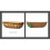 Natural Wall Trough Planter Basket Coco Liner 24 Inch 3