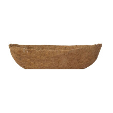 Natural Wall Trough Planter Basket Coco Liner 24 Inch