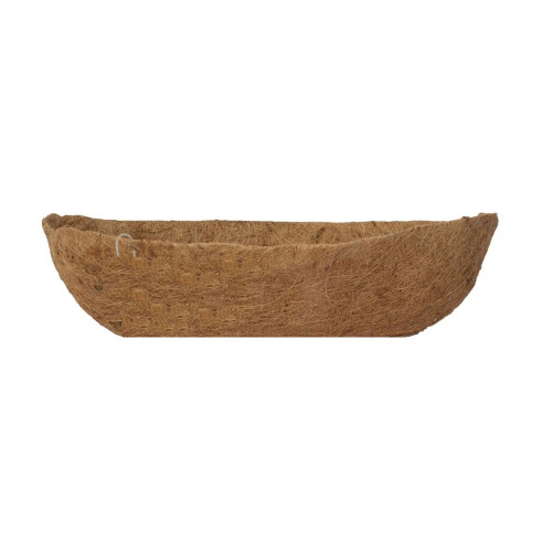 Natural Wall Trough Planter Basket Coco Liner 24 Inch