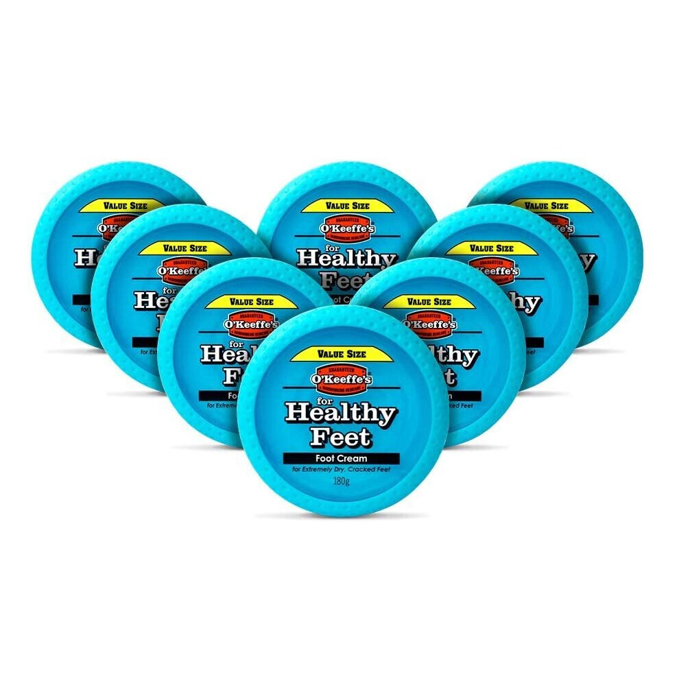 O'Keeffe's Healthy Feet Value Jar 180g (8 Pack)