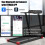 Gymax Folding Treadmill Compact Walking Running Machine w/APP Control 5