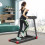 Gymax Folding Treadmill Compact Walking Running Machine w/APP Control 9