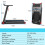 Gymax Folding Treadmill Compact Walking Running Machine w/APP Control 10