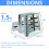 Folding 2-Step Stool | H45xW51xD53cm | Easylife Group 6