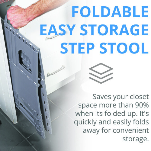 Folding 2-Step Stool | H45xW51xD53cm | Easylife Group 1