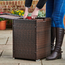 Teamson Home Outdoor Garden Furniture Rattan for Up To 9kg Square Gas