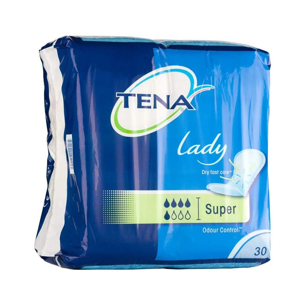 TENA Lady Sanitary Pad Super Pack of 30