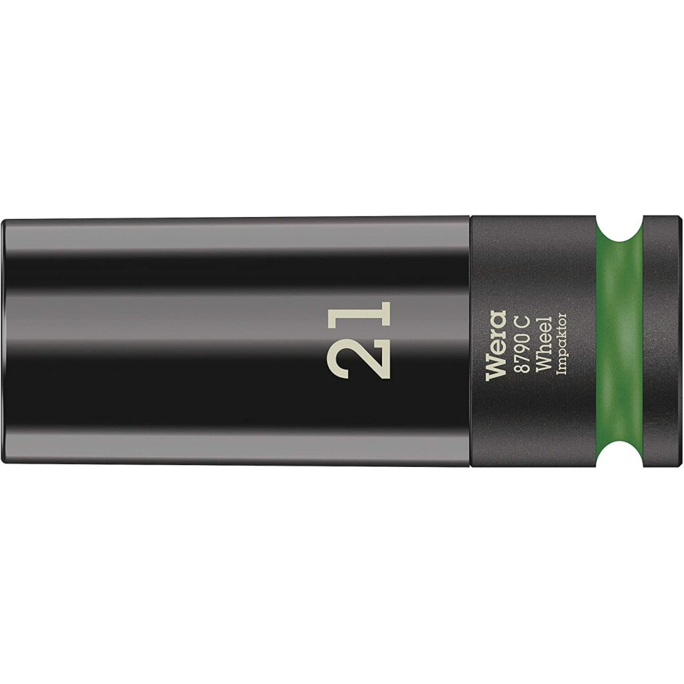 Wera 05004592001 8790 C Wheel Impaktor Socket With 1/2" Drive, 21 Mm
