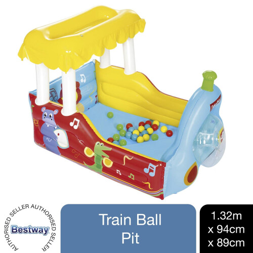 Fisher price train ball pit on sale