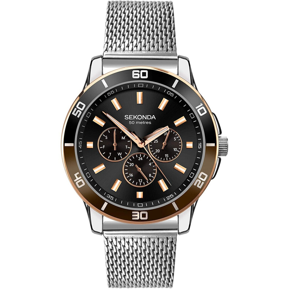 Sekonda Mens Mesh Bracelet Watch 1841